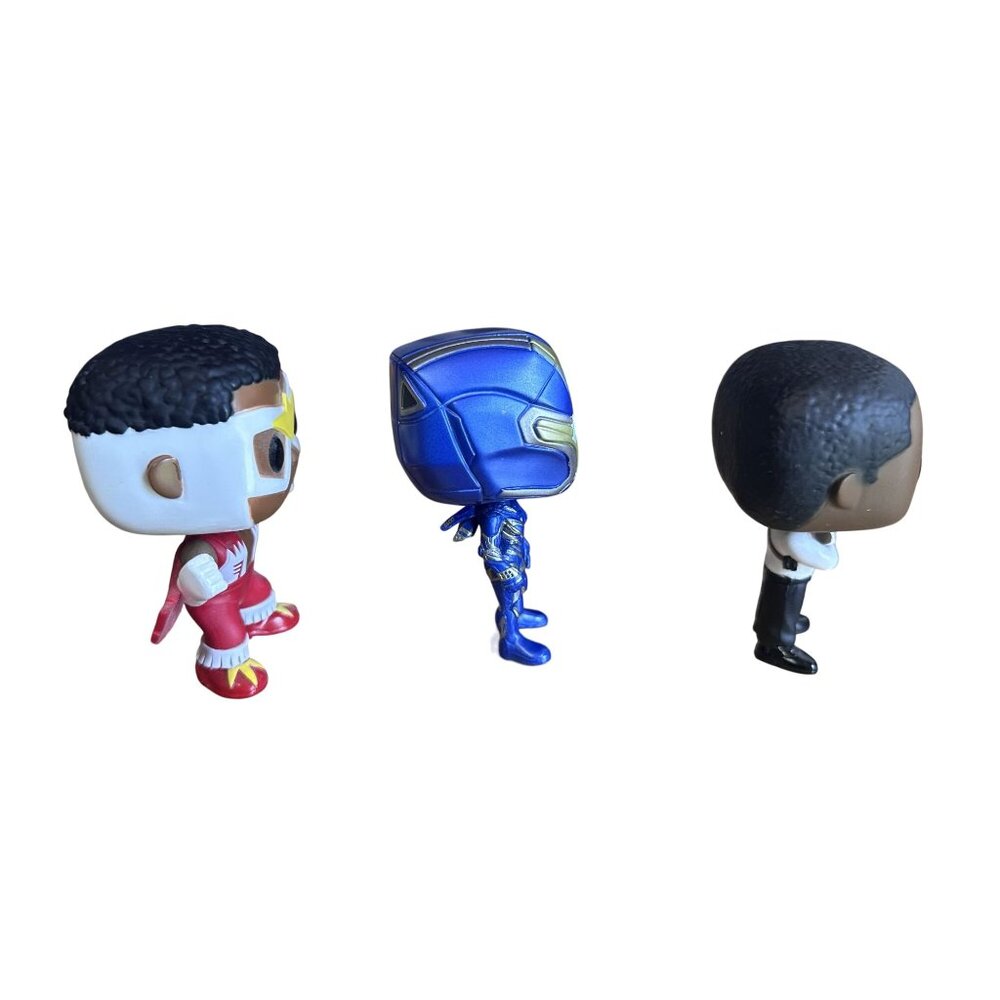 Funko Pop Set of 3 Loose Figures Pepper Potts Falcon & Nick Fury Bobbleheads GC - Picture 4 of 6